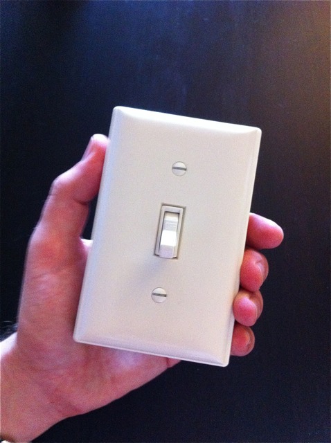 Wireless Light Switch  Relay Receiver Mount - Wireless Light