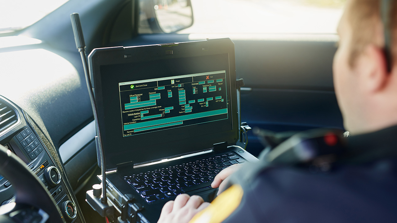Police in-vehicle computer