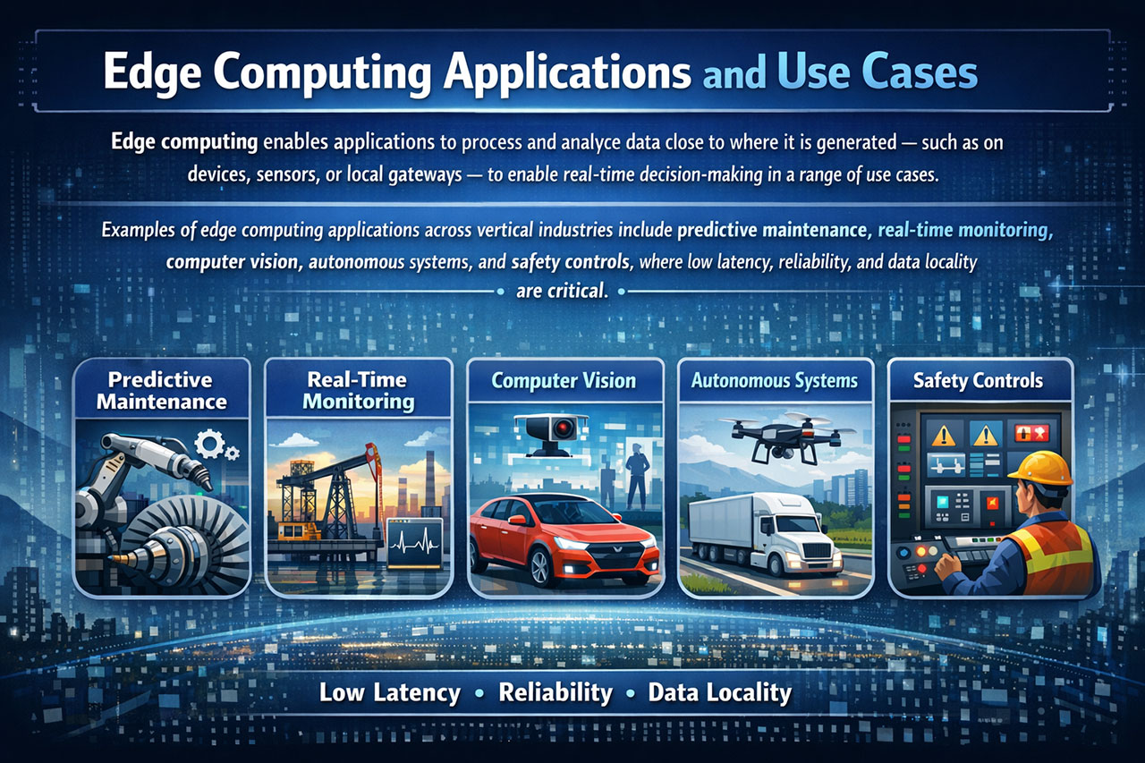 Edge computing applications and use cases