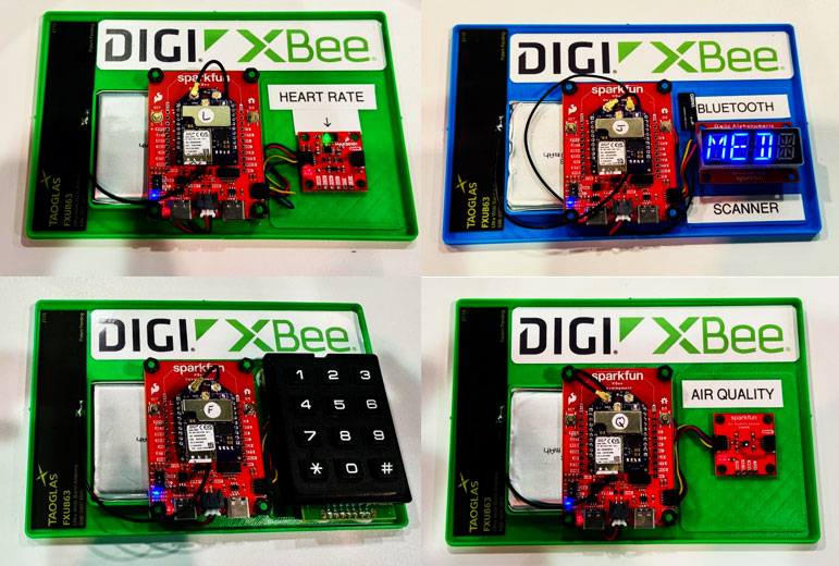 Sensor types in the XBee Sensor Lab