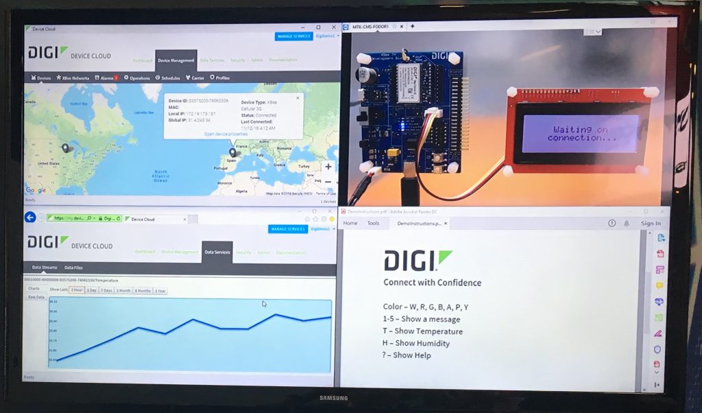 LTE-M-NB-IoT display