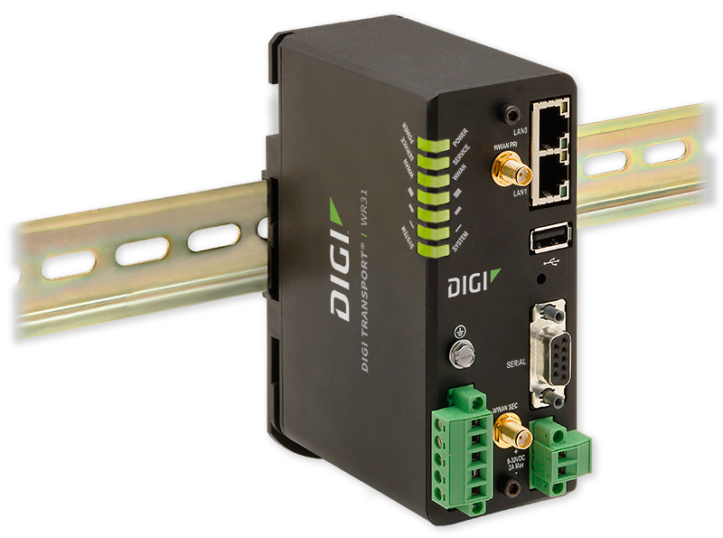 Intelligent 4G LTE router designed for critical infrastructure and