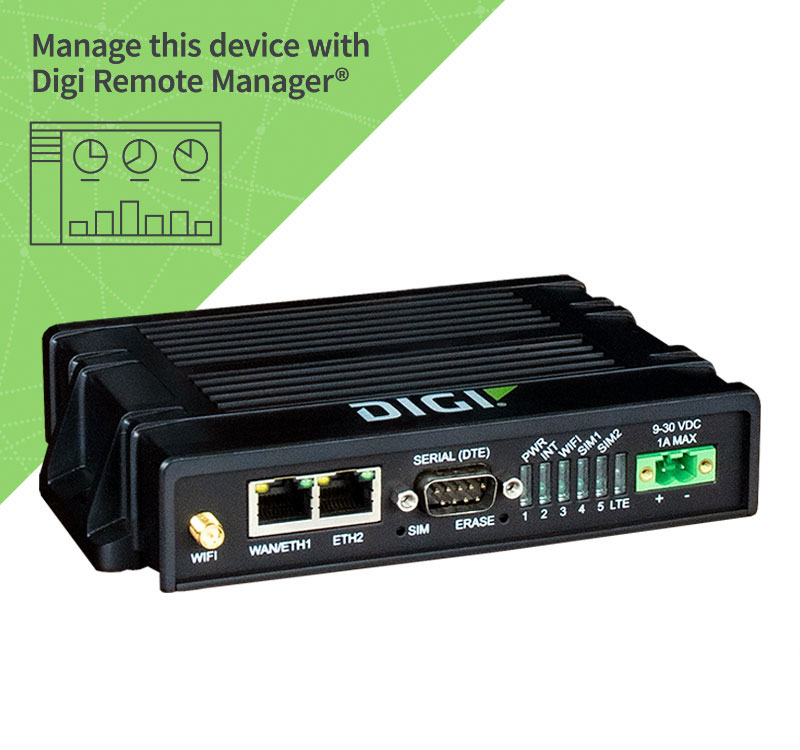 Digi IX20 4G LTE router | Digi International