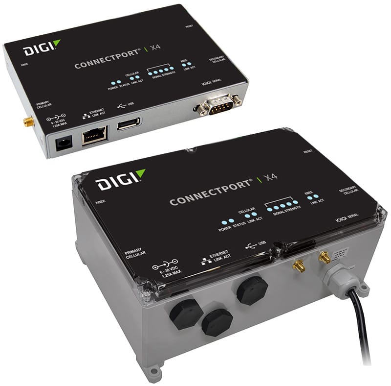 Digi ConnectPort X4 Gateway | Digi XBee Rugged Outdoor Gateway | Digi ...