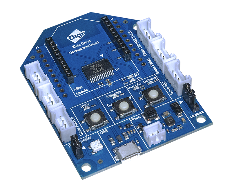 76000956 - Grove Connector Development Board - XBee, Through-hole ...