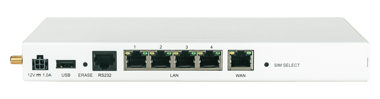 ASN-6350-SR06-GLB - Digi 6350-SR06 LTE router; 5 port GigE; 1