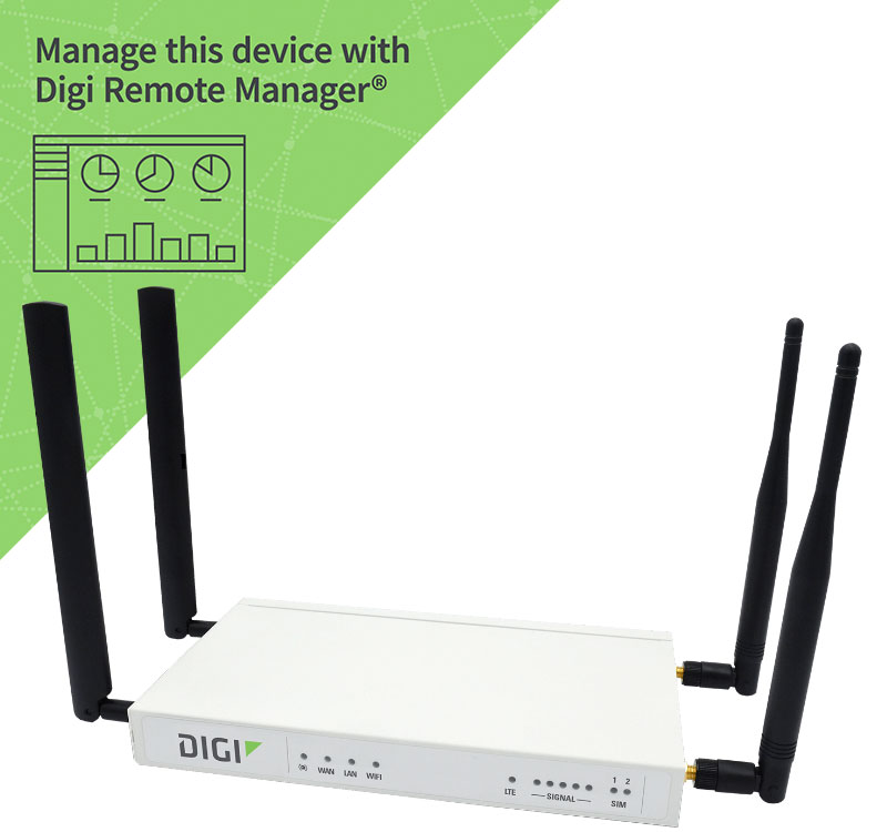 Digi 6350-SR LTE Router | Digi International