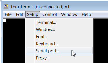 windows rs232 terminal