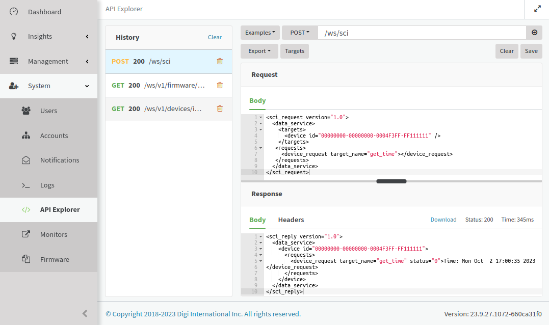 API Explorer