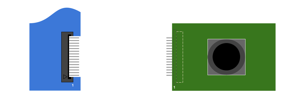 ConnectCore MP25 Development Kit MIPI camera connection