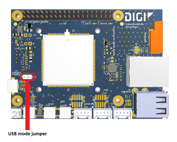 USB mode jumper